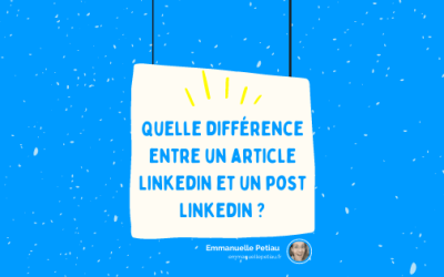 Pourquoi publier un article LinkedIn ?