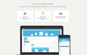 page entreprise linkedin