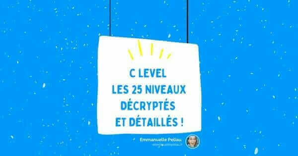 Quels sont les postes en C level